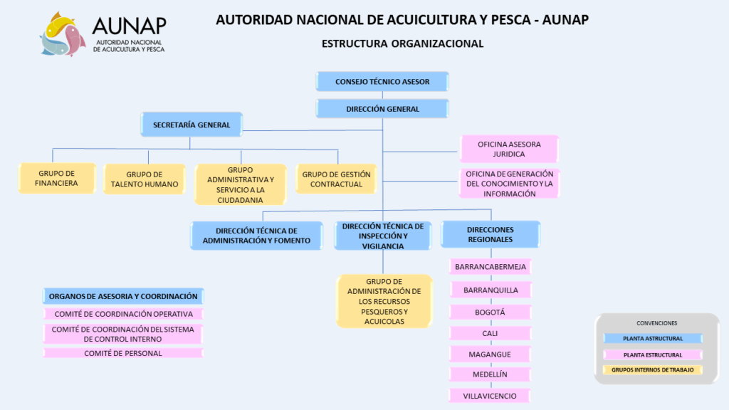 ESTRUCTURA ORGANIZACIONAL AUNAP - Actualizado