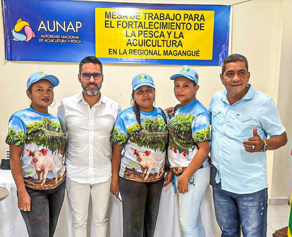 El director general de la AUNAP, William Tepud, lideró jornada con pescadores y acuicultores para fortalecer la pesca sostenible en la región.