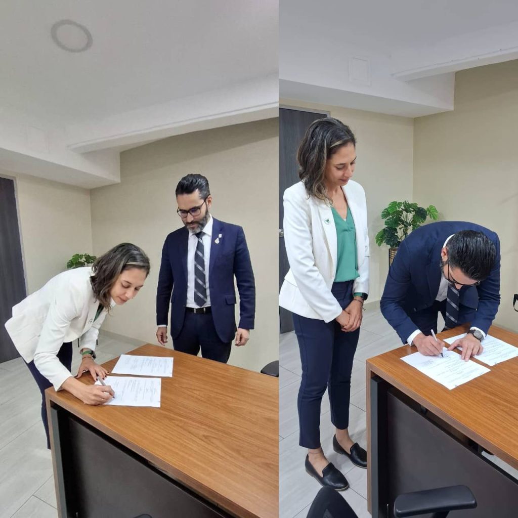 Firma del acuerdo entre AUNAP y WCS Colombia para fortalecer la pesca sostenible.