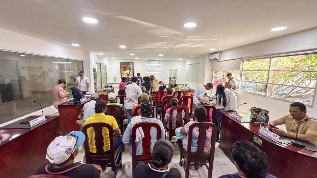 Socialización del Programa de Repoblamiento 2026 en San Marcos, Sucre, con participación de pescadores, piscicultores y autoridades locales de La Mojana.