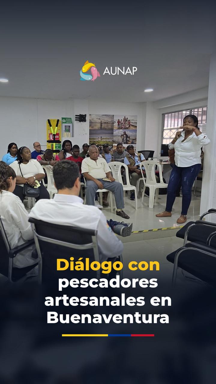Diálogo con pescadores artesanales en Buenaventura